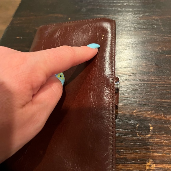 Woman's leather wallet - Picture 3 of 9